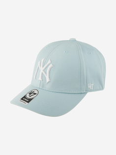 Бейсболка 47 BRAND B-GWMVP17GWS-LU New York Yankees MLB (голубой), Голубой 47