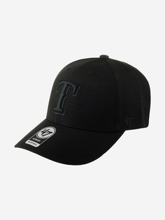 Бейсболка 47 BRAND B-MVP25WBV-BKB Texas Rangers MLB (черный), Черный 47