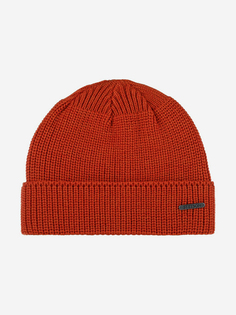 Шапка с отворотом STETSON 8599345 BEANIE MERINO (оранжевый), Оранжевый
