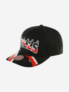 Бейсболка MITCHELL NESS HHSS5989-CBUYYPPPBLCK Chicago Bulls NBA (черный), Черный Mitchell&Ness