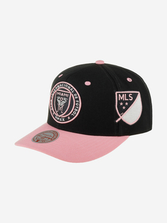 Бейсболка MITCHELL NESS HP7984-IMCBLCK Inter Miami CF MLS (черный), Черный Mitchell&Ness