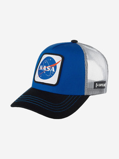 Бейсболка с сеточкой CAPSLAB CL/NASA/1/NAS3 NASA (синий), Синий Capslab®