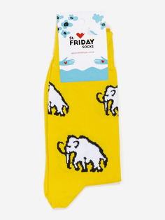 Носки с рисунками St.Friday Socks - Зовите меня Иваныч, Желтый