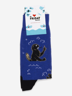 Носки с рисунками St.Friday Socks - Термальные источники, Синий