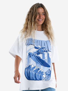 Футболка surfing in the city, Белый Be Srf
