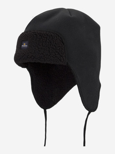 Меховая мембранная зимняя шапка - ушанка Aswery Orsa, Черный