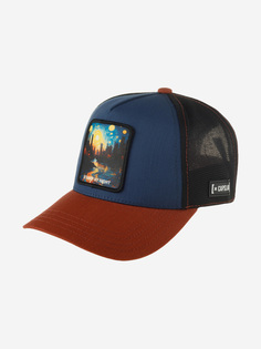 Бейсболка с сеточкой CAPSLAB CL/ART/1/PCT/STAR Premium Starry NY night (синий), Синий Capslab®