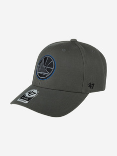 Бейсболка 47 BRAND K-MVP08WBV-CC Golden State Warriors NBA (серый), Серый 47