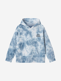 Худи с принтом tie dye для мальчиков TOTTI KIDS, Синий