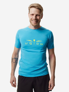 ФУТБОЛКА МУЖСКАЯ COMFORT TEE | SKYBLUE YELLOW, Голубой Uglow