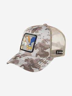 Бейсболка с сеточкой CAPSLAB CL/LOO10/1/CT/BBC Looney Tunes Wile E. Coyote and Road Runner (бежевый), Бежевый Capslab®