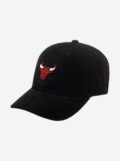 Бейсболка MITCHELL NESS HLUX4800-CBUYYPPPBLCK Chicago Bulls NBA (черный), Черный Mitchell&Ness