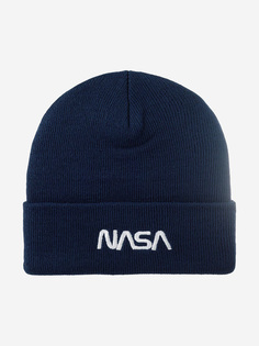 Шапка с отворотом AMERICAN NEEDLE 21019B-NASA NASA Cuffed Knit (синий), Синий