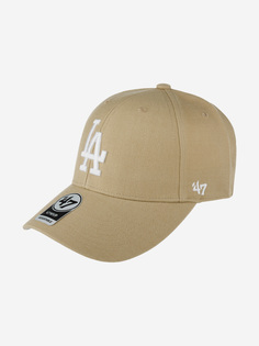 Бейсболка 47 BRAND B-MVP12WBV-KHC Los Angeles Dodgers MLB (бежевый), Бежевый 47
