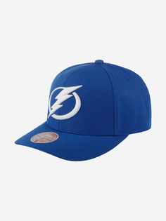Бейсболка MITCHELL NESS HHSS5370-TBLYYPPPBLUE Tampa Bay Lightning NHL (синий), Синий Mitchell&Ness