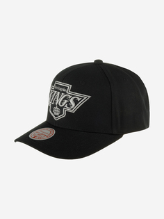 Бейсболка MITCHELL NESS HP8010-LAKBLCK Los Angeles Kings NHL (черный), Черный Mitchell&Ness
