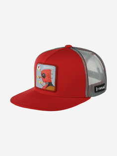 Бейсболка с прямым козырьком CAPSLAB CL/MAR6/1/CF/DUO Marvel Deadpool (красный), Красный Capslab®