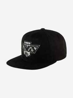 Бейсболка с прямым козырьком MITCHELL NESS HHSS7357-LAKYYPPPBLCK Los Angeles Kings NHL (черный), Черный Mitchell&Ness