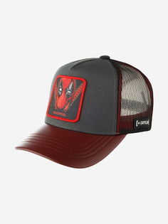 Бейсболка с сеточкой CAPSLAB CL/MAR6/1/CAS/DEA2 Marvel Deadpool (малиновый), Мультицвет Capslab®