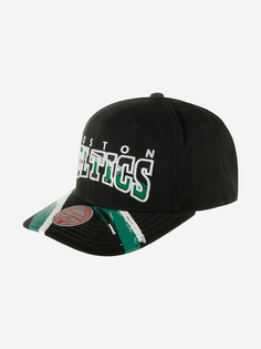 Бейсболка MITCHELL NESS HHSS5989-BCEYYPPPBLCK Boston Celtics NBA (черный), Черный Mitchell&Ness