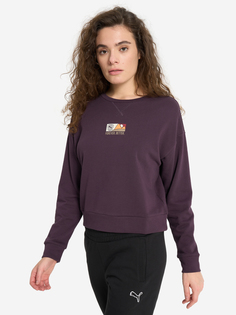 Свитшот женский PUMA, Фиолетовый