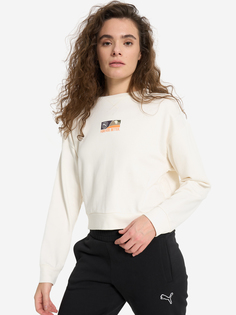 Свитшот женский PUMA, Белый