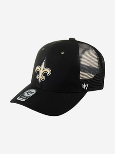 Бейсболка с сеточкой 47 BRAND Carhartt collab New Orleans Saints NFL (черный), Черный 47