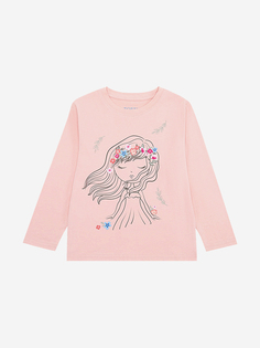 Футболка для девочки с длинным рукавом TOTT KIDS, Розовый Totti