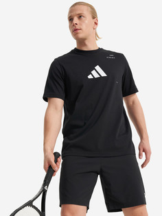 Футболка мужская adidas Padel Cat, Черный