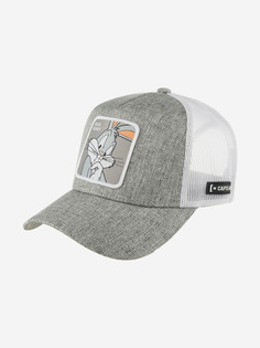 Бейсболка с сеточкой CAPSLAB CL/LOO10/1/CT/BUG Looney Tunes Bugs Bunny (серый), Серый Capslab®