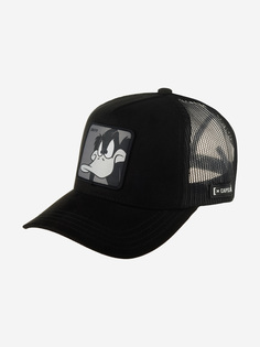 Бейсболка с сеточкой CAPSLAB CL/LOO10/1/CT/DUC Looney Tunes Daffy Duck (черный), Черный Capslab®
