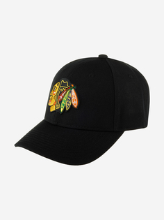 Бейсболка AMERICAN NEEDLE SMU652A-CBH Chicago Blackhawks Stadium NHL (черный), Черный