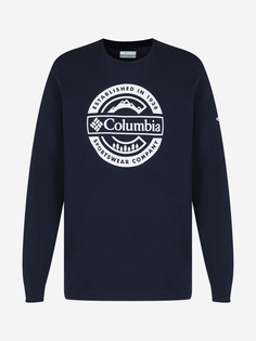 Лонгслив мужской Columbia Rockaway River Graphic Ls Tee, Синий