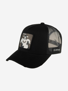 Бейсболка с сеточкой CAPSLAB CL/LOO10/1/CT/SYL Looney Tunes Sylvester (черный), Черный Capslab®