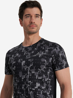 Футболка мужская Demix SpeedRun GFX Mesh, Черный