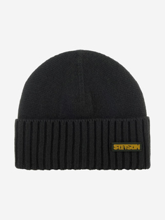 Шапка с отворотом STETSON 8599215 BEANIE WOOL/CASHMERE (серый), Серый