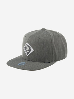 Бейсболка с прямым козырьком DJINNS 6P SB Fine Herringbone (серый), Серый