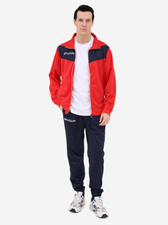 Спортивный костюм мужской на молнии Givova, Красный NG TEX