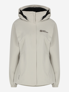 Куртка мембранная женская Jack Wolfskin Stormy Point, Бежевый