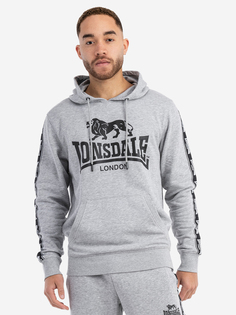 Толстовка с капюшоном мужская LONSDALE SCOUSBURGH, Серый
