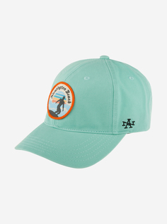 Бейсболка AMERICAN NEEDLE SMU702A-HUNB Huntington Beach Hepcat (зеленый), Зеленый