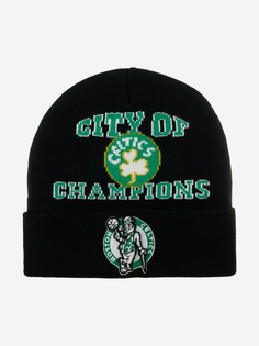 Шапка с отворотом MITCHELL NESS KTCFSH22022-BCEBLCK Boston Celtics NBA (черный), Черный Mitchell&Ness