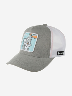 Бейсболка с сеточкой CAPSLAB CL/LOO8/1/CT/BUG4 Looney Tunes Bugs Bunny (серый), Серый Capslab®