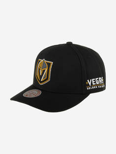 Бейсболка MITCHELL NESS HHSS6644-VGKYYPPPBLCK Vegas Golden Knights NHL (черный), Черный Mitchell&Ness