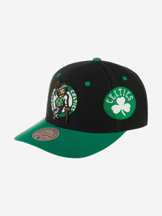 Бейсболка MITCHELL NESS HHSS7310-BCEYYPPPBLCK Boston Celtics NBA (черный), Черный Mitchell&Ness