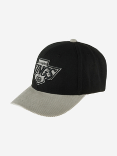 Бейсболка MITCHELL NESS HP7975-LAKBLCK Los Angeles Kings NHL (черный), Черный Mitchell&Ness