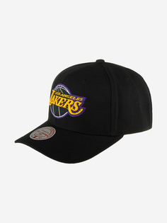 Бейсболка MITCHELL NESS HP8011-LALBLCK Los Angeles Lakers NBA (черный), Черный Mitchell&Ness
