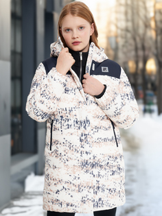 Пальто утепленное для девочек FILA, Бежевый