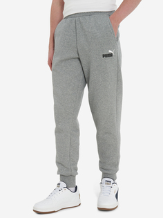 Брюки мужские ESS+ 2 Col Logo Pants M, Серый Puma