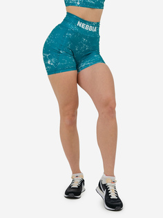 Шорты спортивные женские Ne High waisted leggings shorts 5″ HAMMIES 615, Зеленый Nebbia